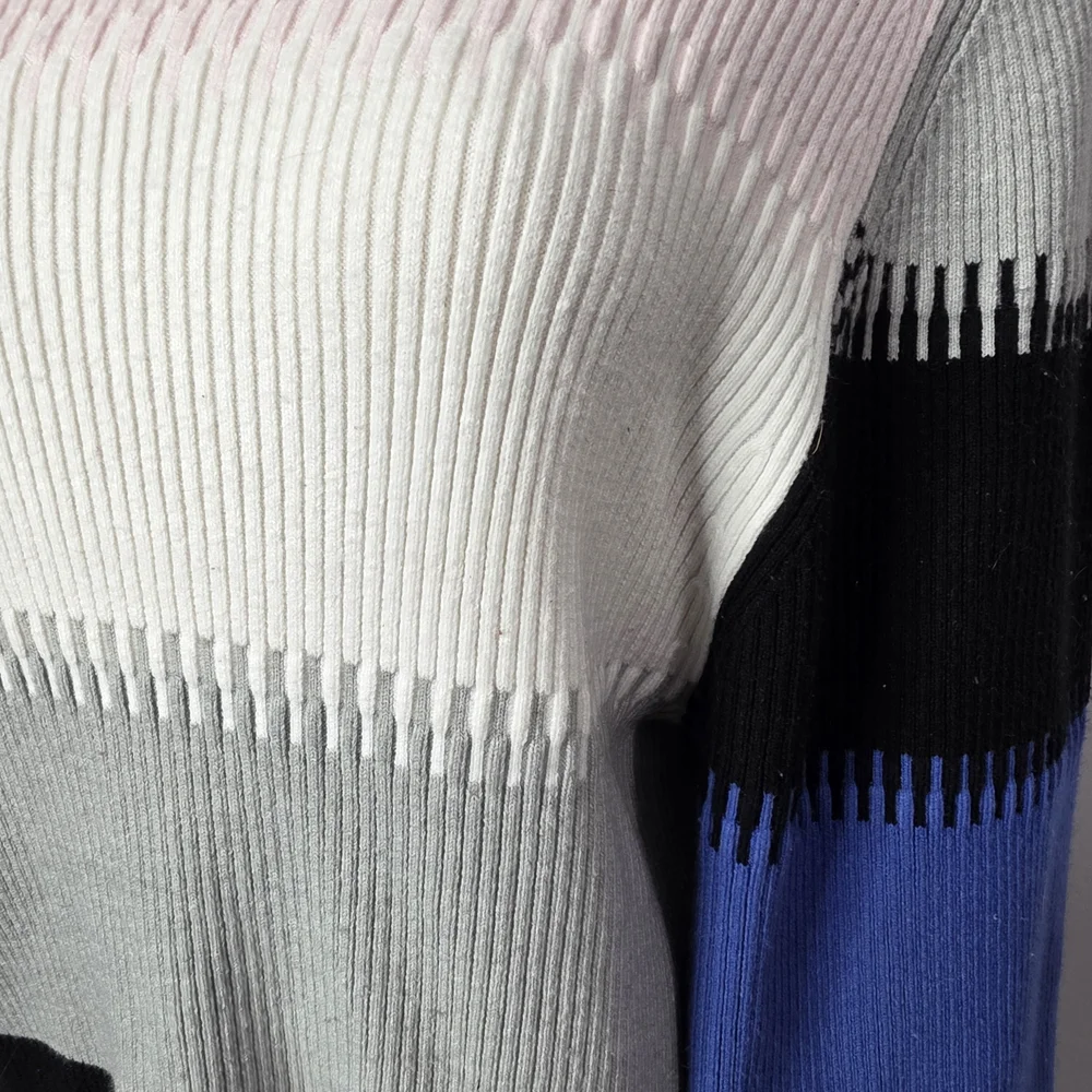 French Connection Multicolor Ribbed Sweater - Picture 4 of 8